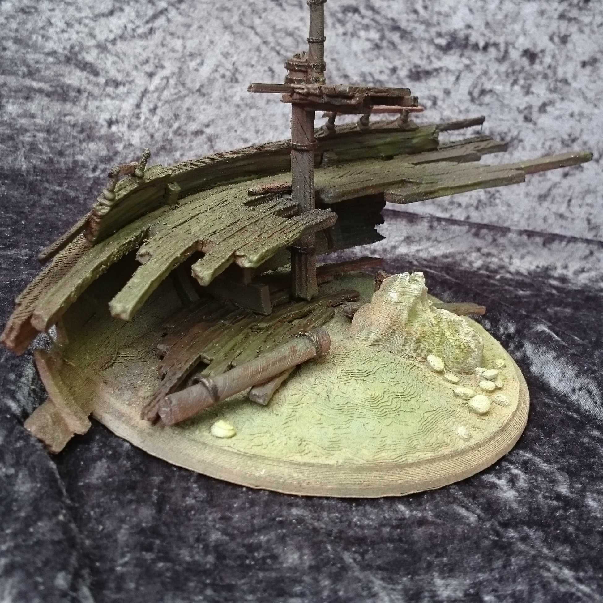 impression 3d epave bateaux diorama